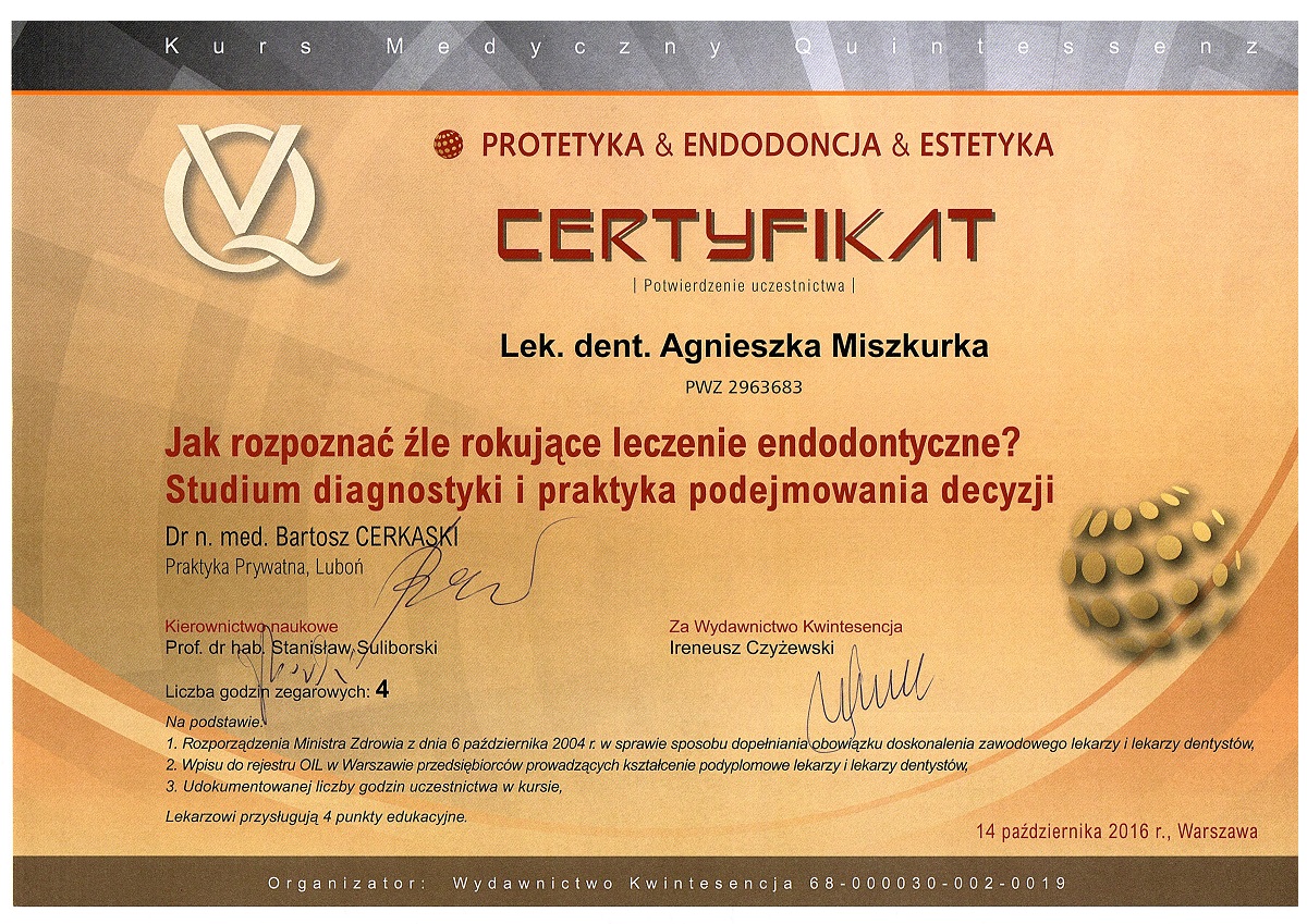 Certyfikat 9